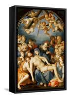 Deposition from the Cross, 1543-45-Agnolo Bronzino-Framed Stretched Canvas