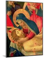 Deposition from the Cross, Detail of the Virgin Mary, 1436-Fra Angelico-Mounted Giclee Print