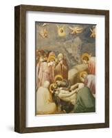 Deposition from the Cross, or The Lamentation, Fresco-Giotto di Bondone-Framed Giclee Print