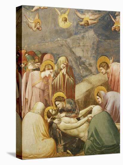 Deposition from the Cross, or The Lamentation, Fresco-Giotto di Bondone-Stretched Canvas