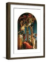 Deposition from the Cross-Rosso Fiorentino-Framed Art Print