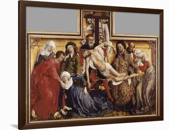 Deposition from the Cross-Rogier van der Weyden-Framed Art Print