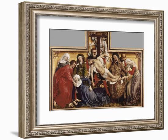 Deposition from the Cross-Rogier van der Weyden-Framed Art Print