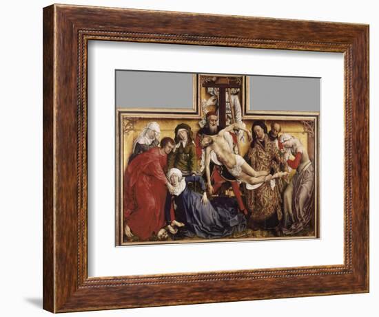 Deposition from the Cross-Rogier van der Weyden-Framed Art Print