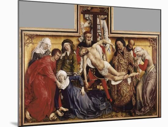 Deposition from the Cross-Rogier van der Weyden-Mounted Art Print
