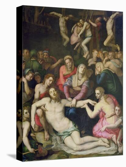 Deposition from the Cross-Agnolo Bronzino-Stretched Canvas