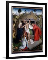 Deposition in the Sepulchre Lamentation of Christ - Oil on Panel, 1460-1463-Rogier van der Weyden-Framed Giclee Print