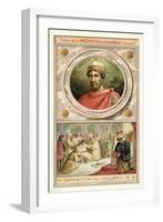 Deposition of Childeric III, 752-null-Framed Giclee Print