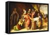 Deposition of Christ in Tomb-Lorenzo Lotto-Framed Stretched Canvas