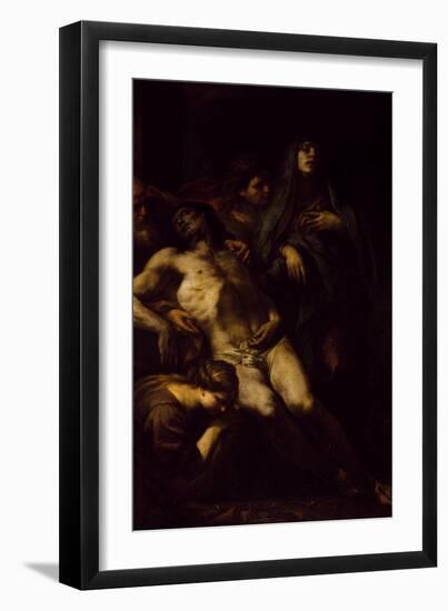 Deposition of Christ.-Andrea Vaccaro-Framed Giclee Print