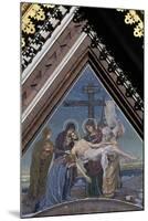 Deposition of Jesus from Cross, Mosaic on Tympanum on Cathedral of Resurrection of Christ-null-Mounted Giclee Print