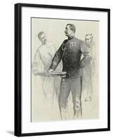 Deposition of Lieutenant Colonel Hubert Joseph Henry During Trial of Emile Zola for Dreyfuss Affair-null-Framed Giclee Print