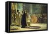 Deposition of Pope Silverio, 537-Cesare Maccari-Framed Stretched Canvas