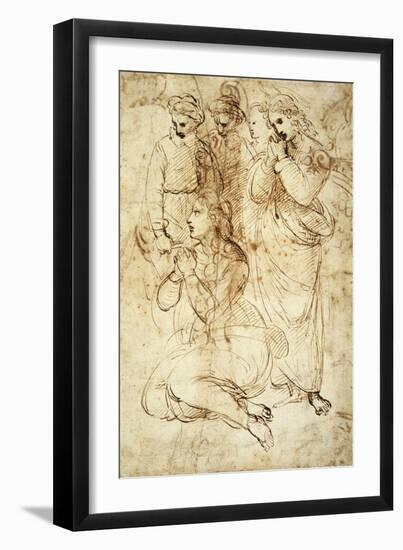 Deposition, Preparatory Study-Raphael-Framed Giclee Print