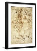Deposition, Preparatory Study-Raphael-Framed Giclee Print