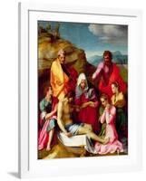 Deposition with Virgin Mary and Saints, 1523-24-Andrea del Sarto-Framed Giclee Print