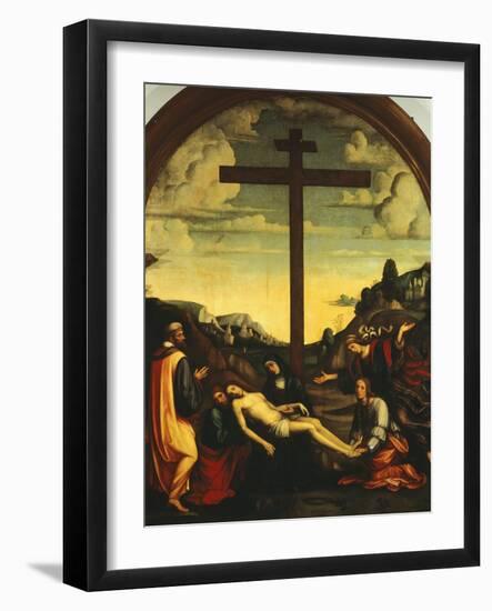 Deposition-Francesco Francia-Framed Giclee Print