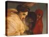 Deposition-Rosso Fiorentino-Stretched Canvas