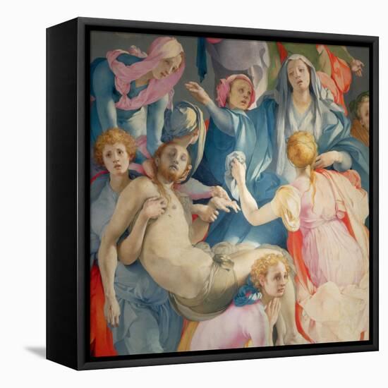 Deposizione-Jacopo da Carucci Pontormo-Framed Stretched Canvas