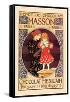 Depot de Chocolat Masson: Chocolat Mexicain-Eugene Grasset-Framed Stretched Canvas