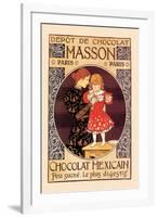 Depot de Chocolat Masson: Chocolat Mexicain-Eugene Grasset-Framed Art Print