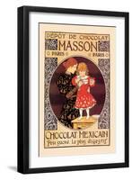 Depot de Chocolat Masson: Chocolat Mexicain-Eugene Grasset-Framed Art Print