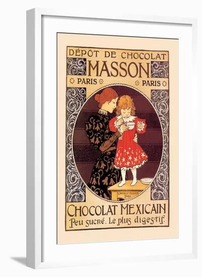 Depot de Chocolat Masson: Chocolat Mexicain-Eugene Grasset-Framed Art Print