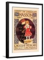 Depot de Chocolat Masson: Chocolat Mexicain-Eugene Grasset-Framed Art Print