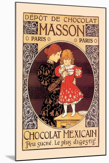 Depot de Chocolat Masson: Chocolat Mexicain-Eugene Grasset-Mounted Art Print