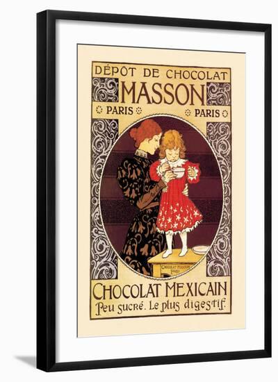 Depot de Chocolat Masson: Chocolat Mexicain-Eugene Grasset-Framed Art Print