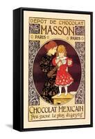 Depot de Chocolat Masson: Chocolat Mexicain-Eugene Grasset-Framed Stretched Canvas