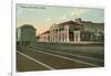 Depot, Green River, Wyoming-null-Framed Art Print