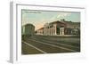 Depot, Green River, Wyoming-null-Framed Art Print