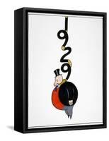 Depression Cartoon-Otto Soglow-Framed Stretched Canvas