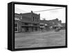 Depression Era Town-Dorothea Lange-Framed Stretched Canvas