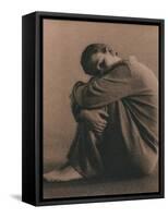 Depression-Cristina-Framed Stretched Canvas