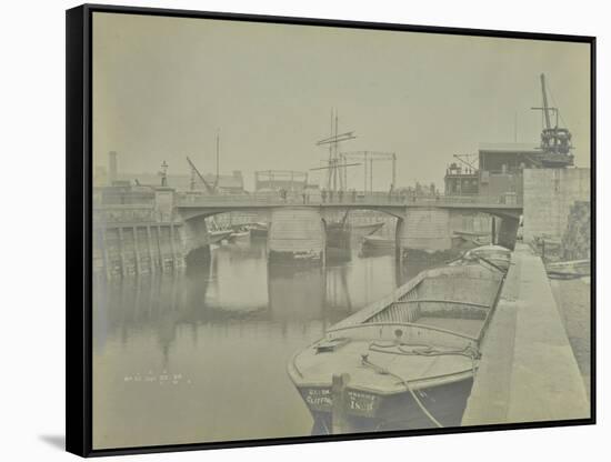 Deptford Creek Bridge, London, 1896-null-Framed Stretched Canvas