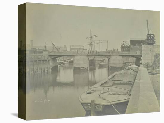 Deptford Creek Bridge, London, 1896-null-Stretched Canvas