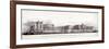 Deptford Pier and the River Thames, Greenwich, London, C1835-null-Framed Giclee Print