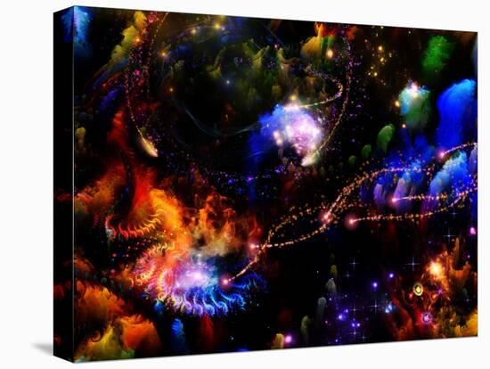 Depth Of Fractal Dreams-agsandrew-Stretched Canvas