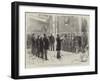 Deputation of the London Trades' Council to the Prince of Wales at Sandringham-Sydney Prior Hall-Framed Giclee Print