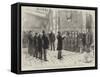 Deputation of the London Trades' Council to the Prince of Wales at Sandringham-Sydney Prior Hall-Framed Stretched Canvas