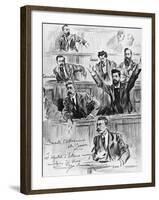 Deputies from the Far Left Antonio Labriola, Giulio Casalini, Pietro Chiesa-null-Framed Giclee Print