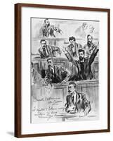 Deputies from the Far Left Antonio Labriola, Giulio Casalini, Pietro Chiesa-null-Framed Giclee Print