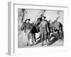 Deputy Sheriff C.H. Farnsworth and Ranger W.K. Foster on Patrol in Arizona, c.1903-null-Framed Photographic Print