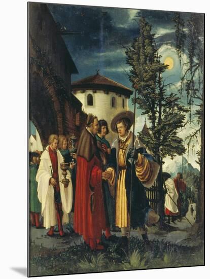 Der Abschied Des Hl, Florian-Albrecht Altdorfer-Mounted Giclee Print