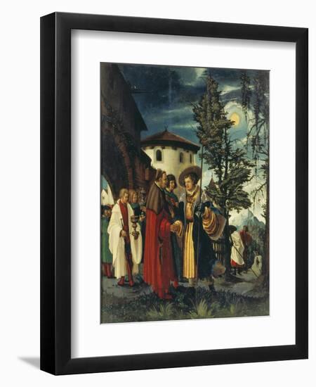 Der Abschied Des Hl, Florian-Albrecht Altdorfer-Framed Giclee Print