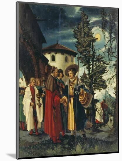 Der Abschied Des Hl, Florian-Albrecht Altdorfer-Mounted Giclee Print