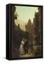 Der Abschied, um 1855-Carl Spitzweg-Framed Stretched Canvas