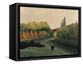 Der Angler, 1909/1910-Henri Rousseau-Framed Stretched Canvas